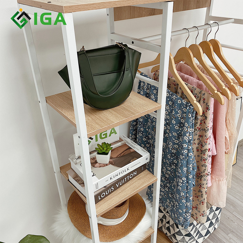 Giá treo quần áo IGA Hanger nội thất phòng ngủ hiện đại - GM08