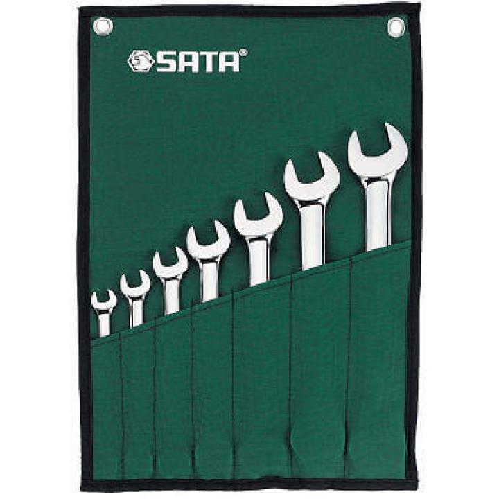 Bộ cờ lê vòng miệng Sata 7 chi tiết,  - 09067