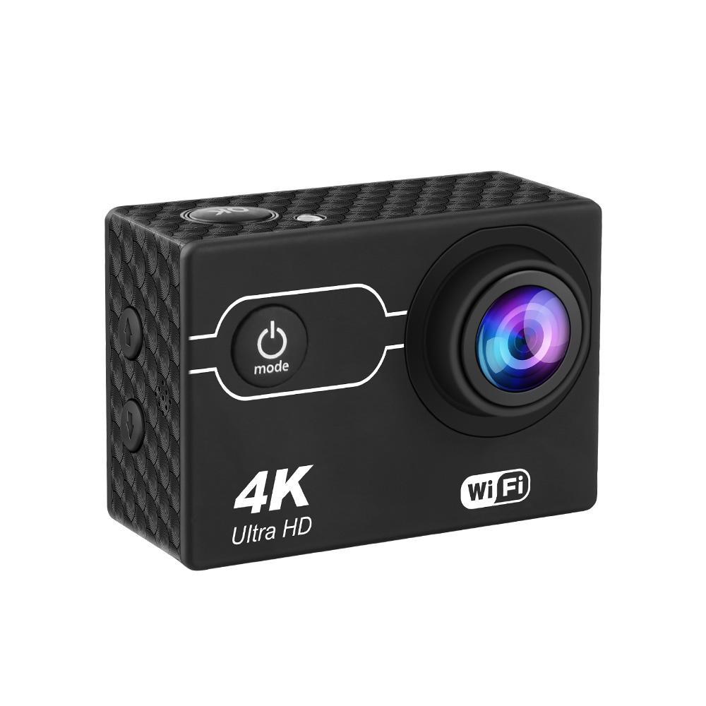 Ourlife 4K 30FPS HD Out Camera hành động Hỗ trợ Wifi Lặn Xe đạp Xe máy Ổ ghi Camera thể thao Mũ bảo hiểm chống nước Cam