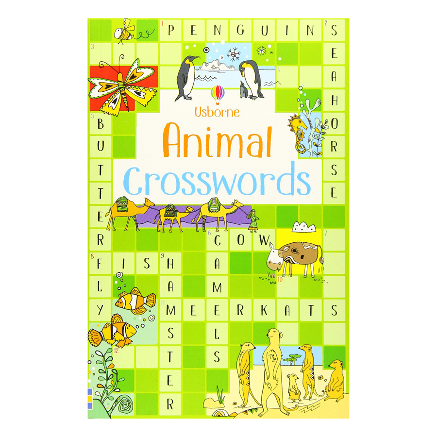 Sách thiếu nhi tiếng Anh - Usborne Animal Crosswords