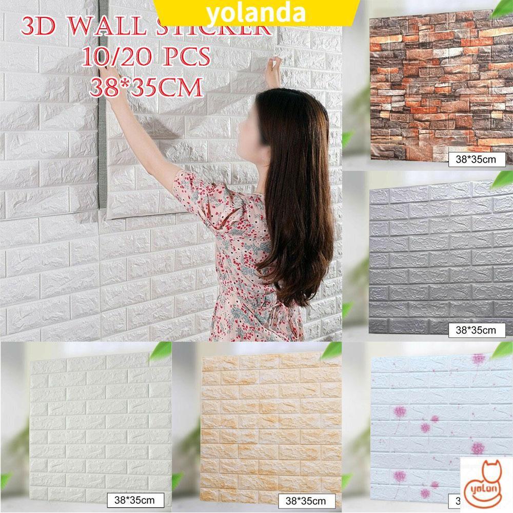 Mua ☆YOLA☆ 10/20pcs|38*35cm DIY 3D Wall Sticker Anti-Collision ...