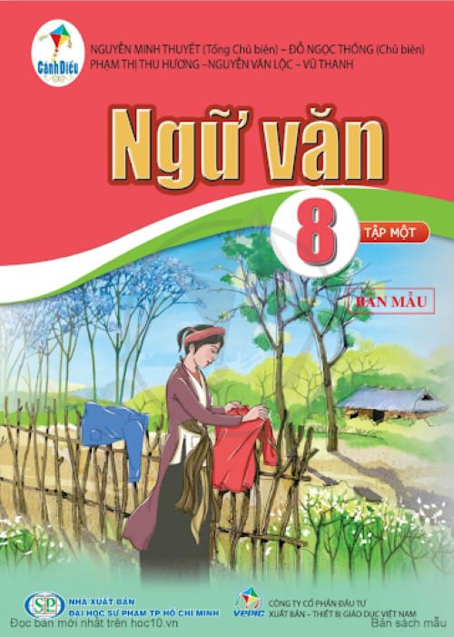 Sách giáo khoa Ngữ Văn 8- tập một- Cánh Diều