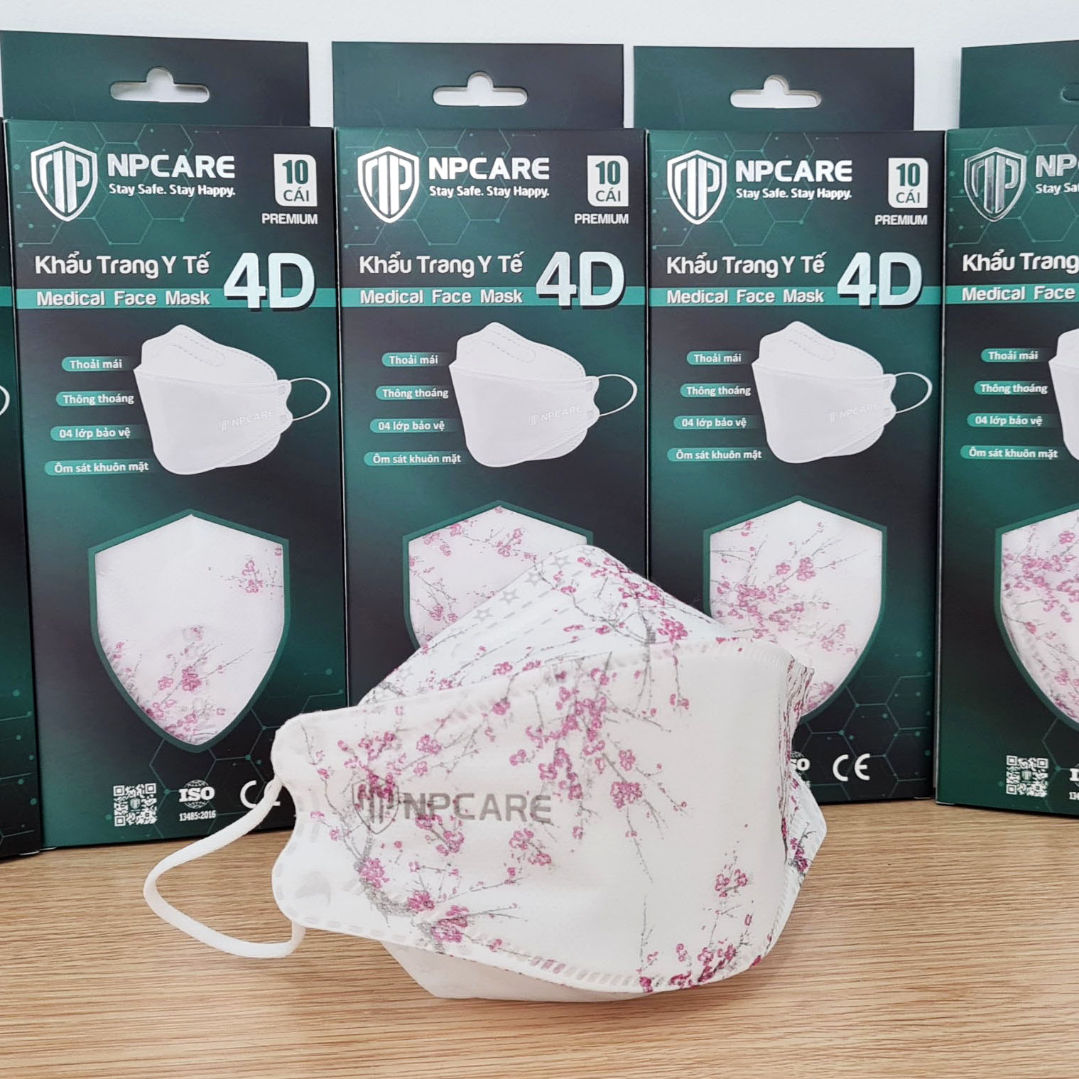 Khẩu trang y tế 4D NPCARE Blossom
