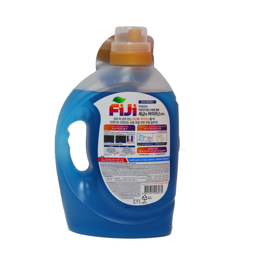 Nước giặt Fiji ViruX - Fresh Hương thơm mát 2.7l