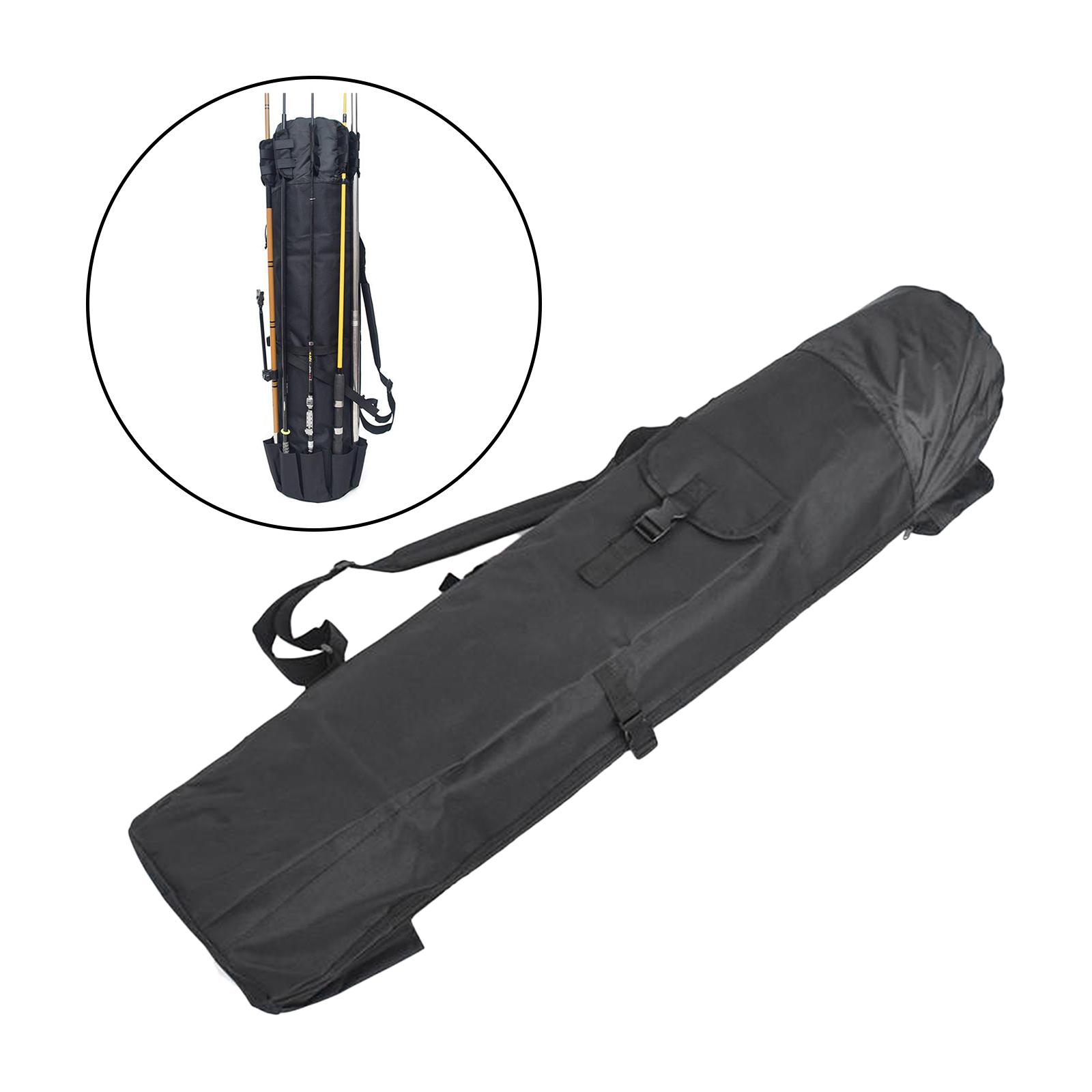 Waterproof Fishing Tackle Bag Fishing Rods Holder Travel Reel Carry Case