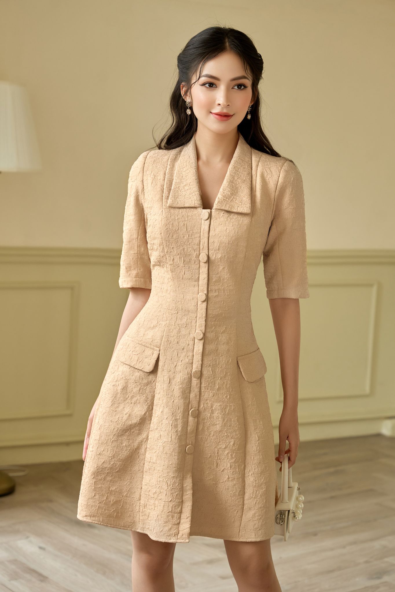 OLV - Đầm Vania Button Dress