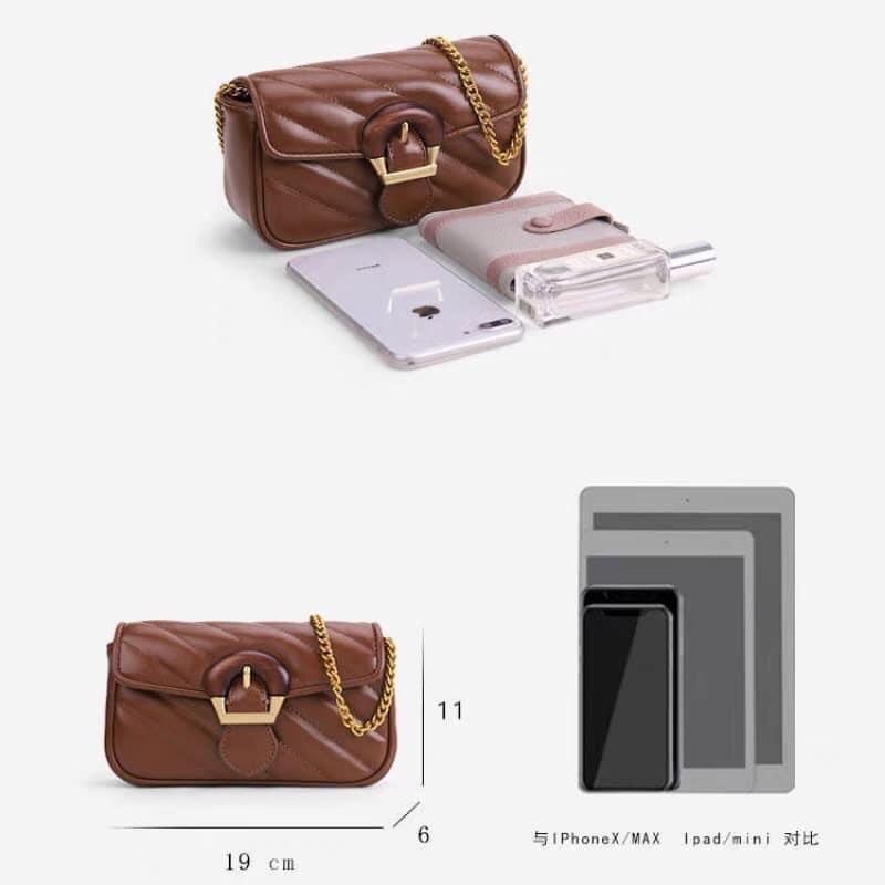Túi da đeo chéo chất Pu mềm