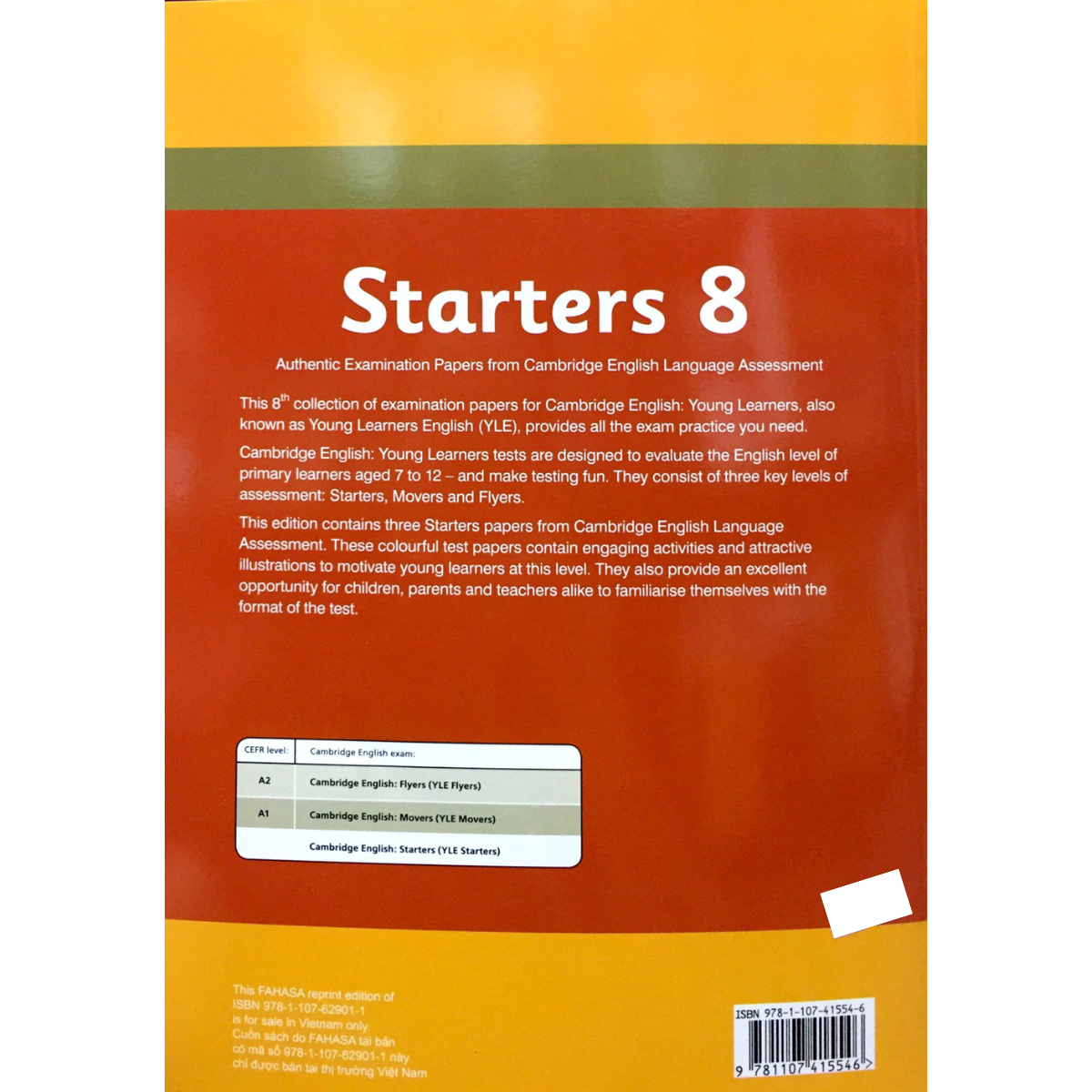 Cambridge Young Learner English Test Starters 8: Student Book