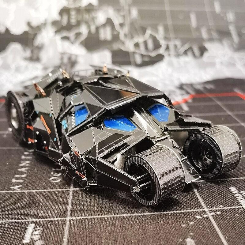 Mô hình lắp ghép 3d kim loại xe batmobile 2005