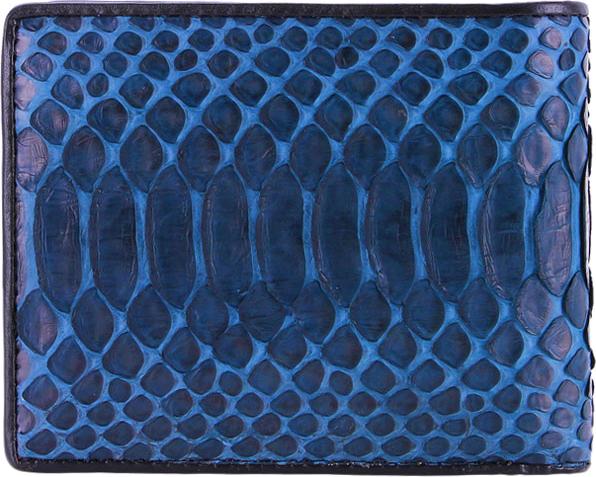 Ví Nam Da Trăn Huy Hoàng HT2307 (12.5 x 10 cm) - Xanh Đậm