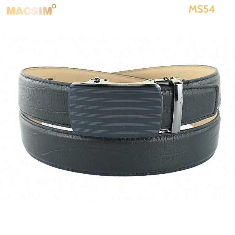 Thắt lưng nam da thật cao cấp nhãn hiệu Macsim MS54