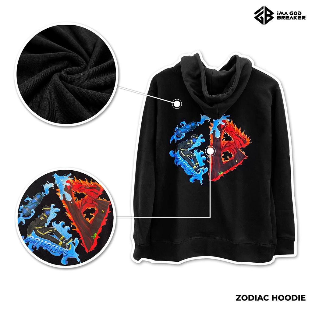 Áo Hoodie Unisex Cung Hoàng Đạo BẢO BÌNH Form rộng local brand iMA God Breaker (iGB)