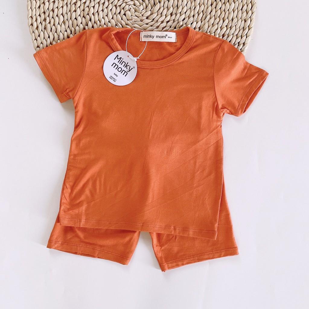 Bộ Cộc Tay Thun Lạnh MinKy Mom Cho Bé Trai Bé Gái