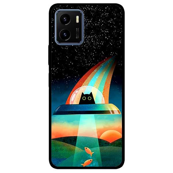 Ốp lưng dành cho Vivo Y15s / Y15A 4G / Y01 / Y10 / iQOO U5x - Mèo Hành Tinh