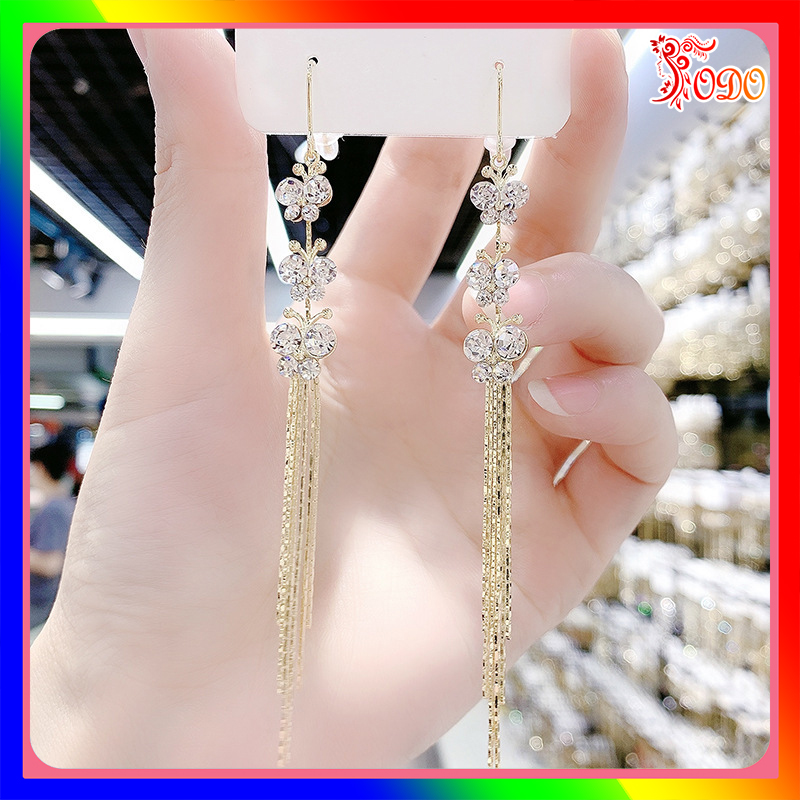 Bông tai nữ xinh xắn kiểu dáng sành điệu phong cách ngầu thích hợp đi chơi BSTKD - [Thời Trang ToDo]