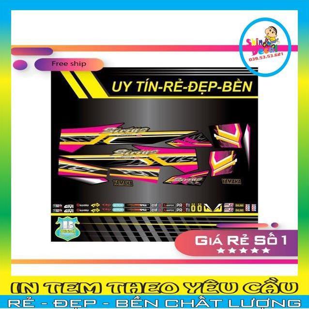 Tem rời Sirius xăng cơ V8