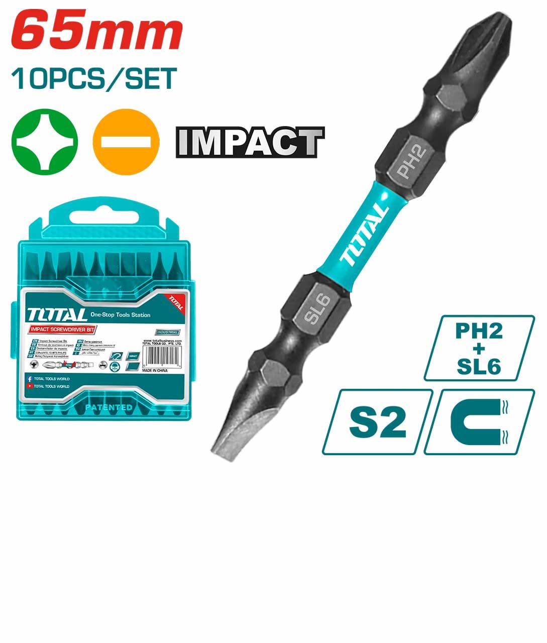 MŨI BẮT VÍT HAI ĐẦU (CÓ NAM CHÂM HÍT) TOTAL TACIM16HL133 - HÀNG CHÍNH HÃNG