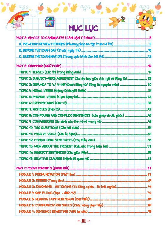 Take Note! - Kiến Thức Trọng Tâm Luyện Thi Môn Tiếng Anh Vào Lớp 10