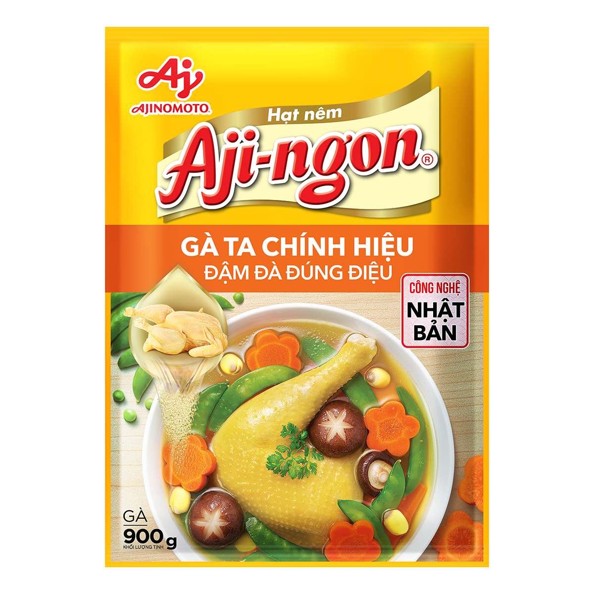 Hình ảnh Hạt Nêm Aji-ngon Gà 900g