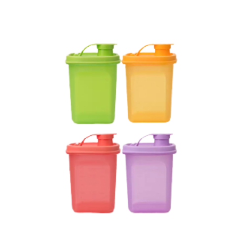 Bộ Bình Nước Tupperware Slim Line Pitcher 350ml (4 Bình) - Hàng Chính Hãng