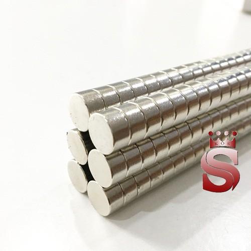 Nam châm vĩnh cửu kích thước 10x5mm mạ nikel