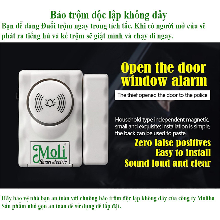 BÁO ĐỘNG GẮN CỬA CẢM ỨNG TỪ ML-061