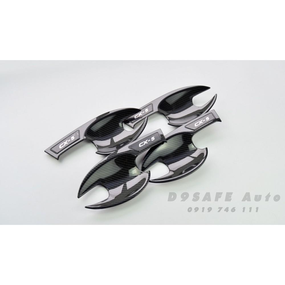 ỐP HÕM CỬA CX5 2017-2020 | BẢO VỆ HÕM VÀ TAY NẮM, VÂN CARBON