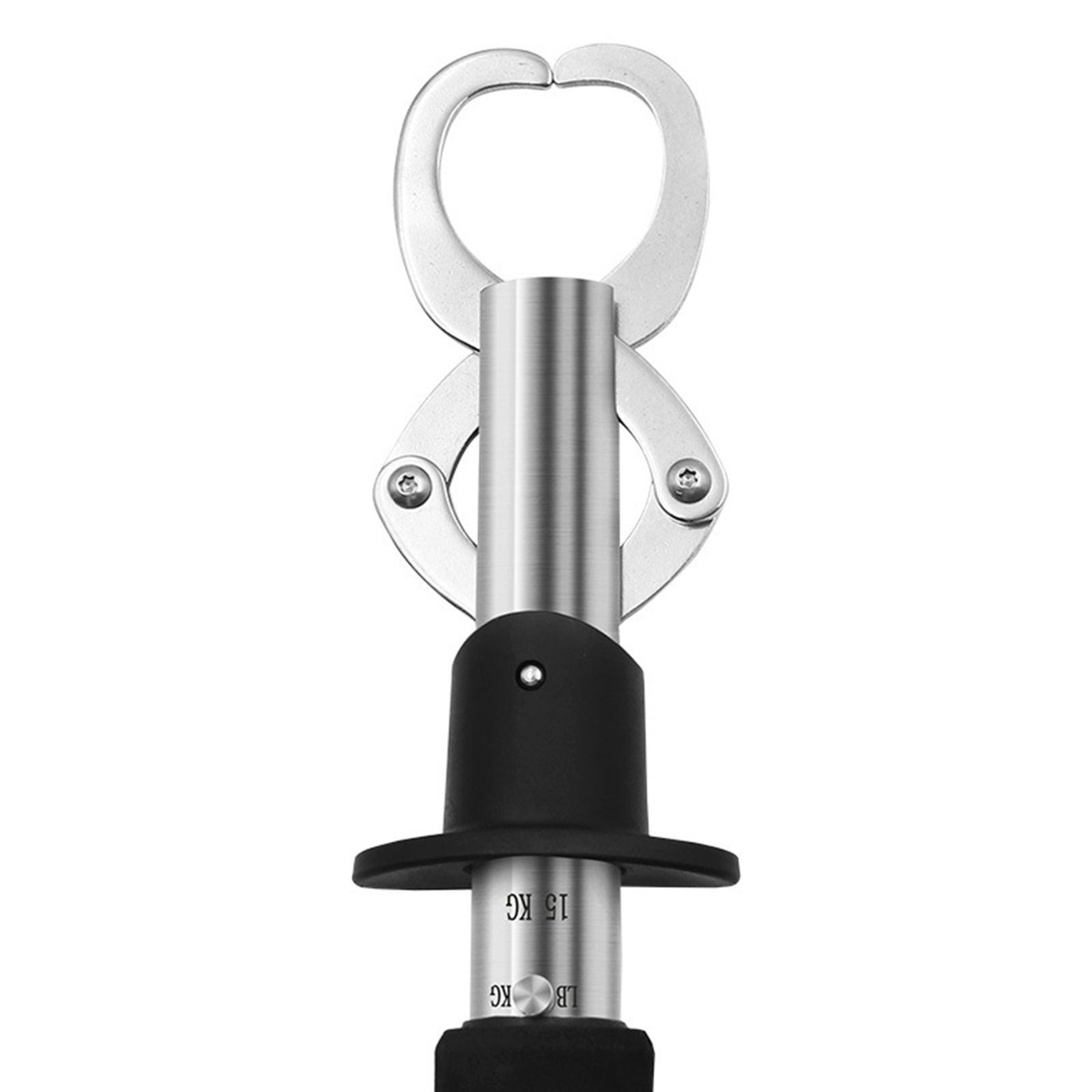 Portable Fish Lip Gripper Stainless Steel Tool Fishing Gear with Strap