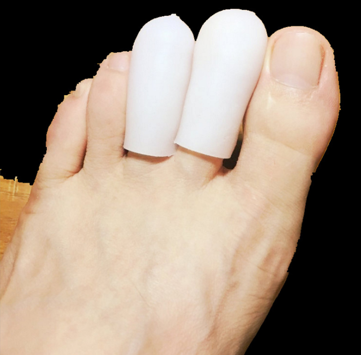 Sét 2 Ống silicon bảo vệ ngón chân và ngón tay PKG44