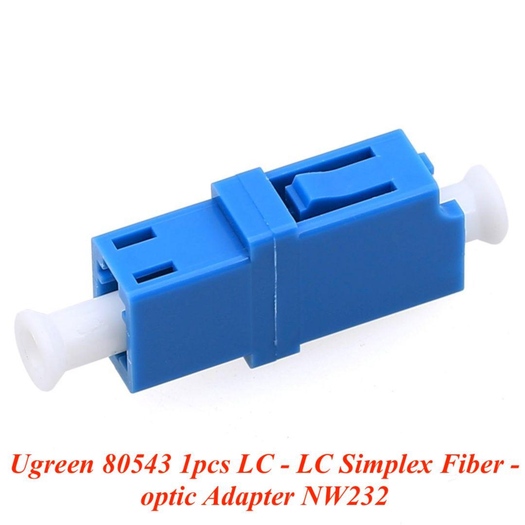 Ugreen UG80543NW232TK 1pcs LC - LC Simplex Fiber Bộ chuyển đổi quang - HÀNG CHÍNH HÃNG