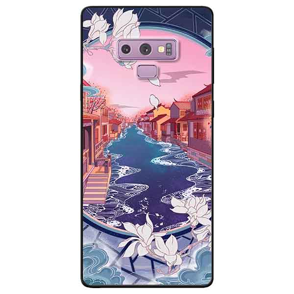 Ốp lưng in cho Samsung Note 9 Mẫu Khung Cảnh