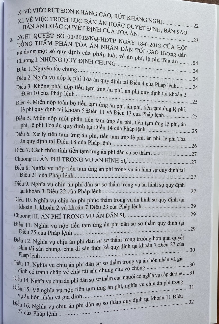 Hệ Thống Các Nghị Quyết Của Hội Đồng Thẩm Phán, Toà Án Nhân Dân Tối Cao Về Dân Sự Và Tố Tụng Dân Sự Từ Năm 1990 Đến 2023