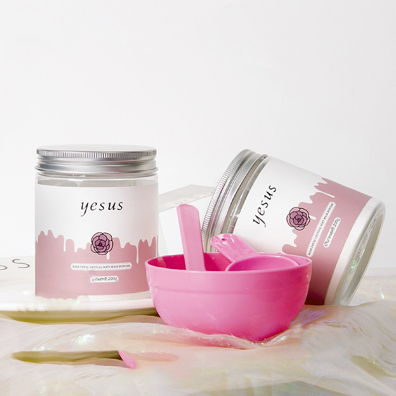 Bột mặt nạ hoa hồng trắng da giảm nám Yesus Rose Mask Powder Thái Lan 200g