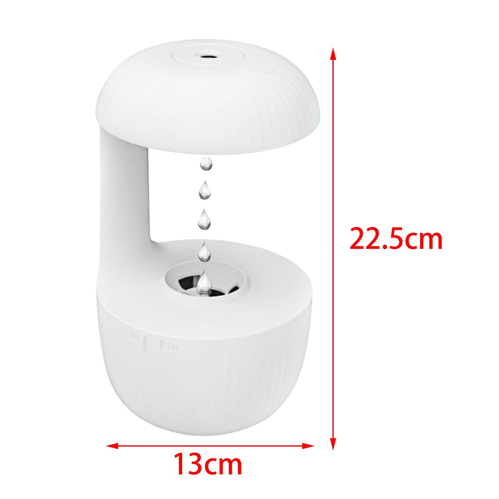 Portable Air Humidifier with Light and Water Droplet Low Noise for Nursery