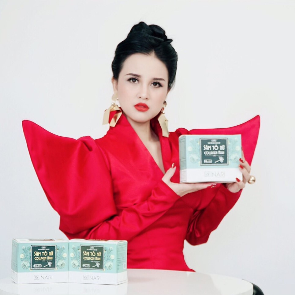 Sâm Tố Nữ collagen Nari dưỡng nhan an thần ổn định nội tiết tố giảm lão hóa giữ lửa hạnh phúc 28 Gói