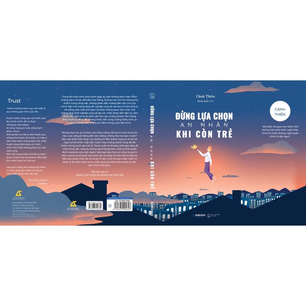 Sách - Đừng Lựa Chọn An Nhàn Khi Còn Trẻ