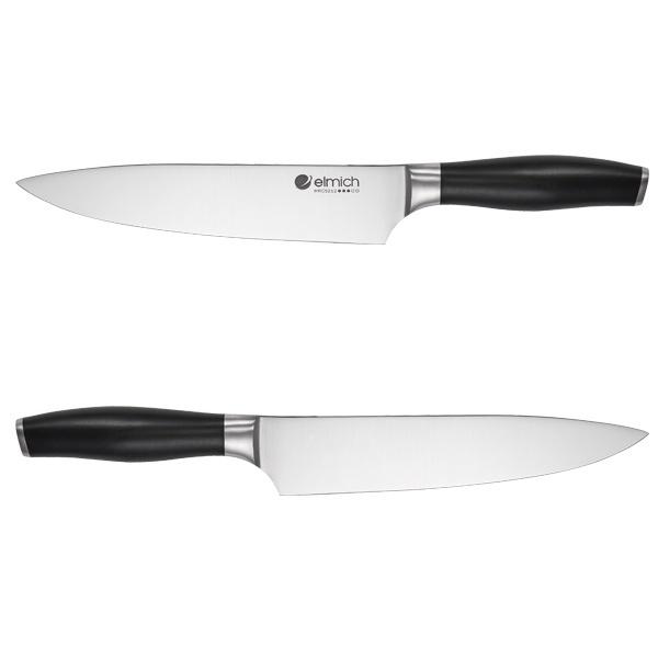 Bộ dao inox cao cấp ELMICH 7 món (4 dao, 1 kéo, 1 thanh mài dao, 1 giá để dao) EL3800 - Hãng Chính Hãng