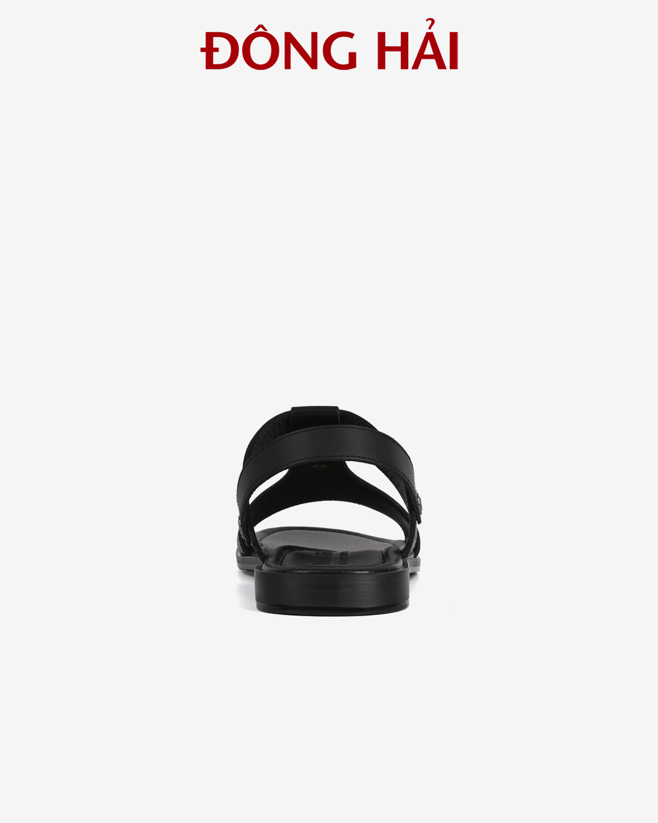 Sandal nam Đông Hải chất liệu da bò cao cấp quai ngang chữ T đế cao su đúc 3cm chắc chắn - S3212