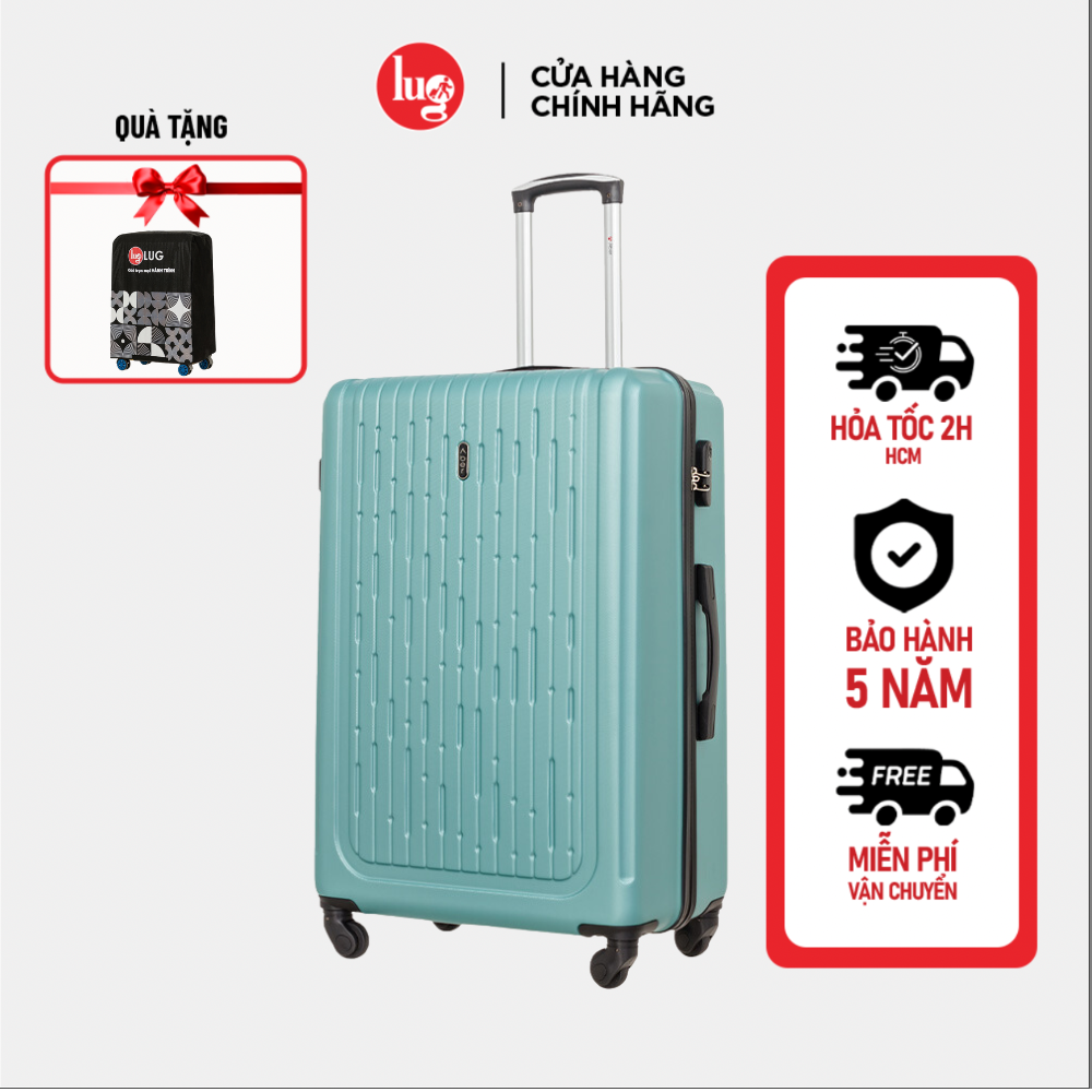Vali Nhựa Lug Aber S20S24S28 Mhl010 Nhựa Abs Hạn Chế Trầy Xước, Khóa Số Bảo Mật An Toàn - 28 - Light Green