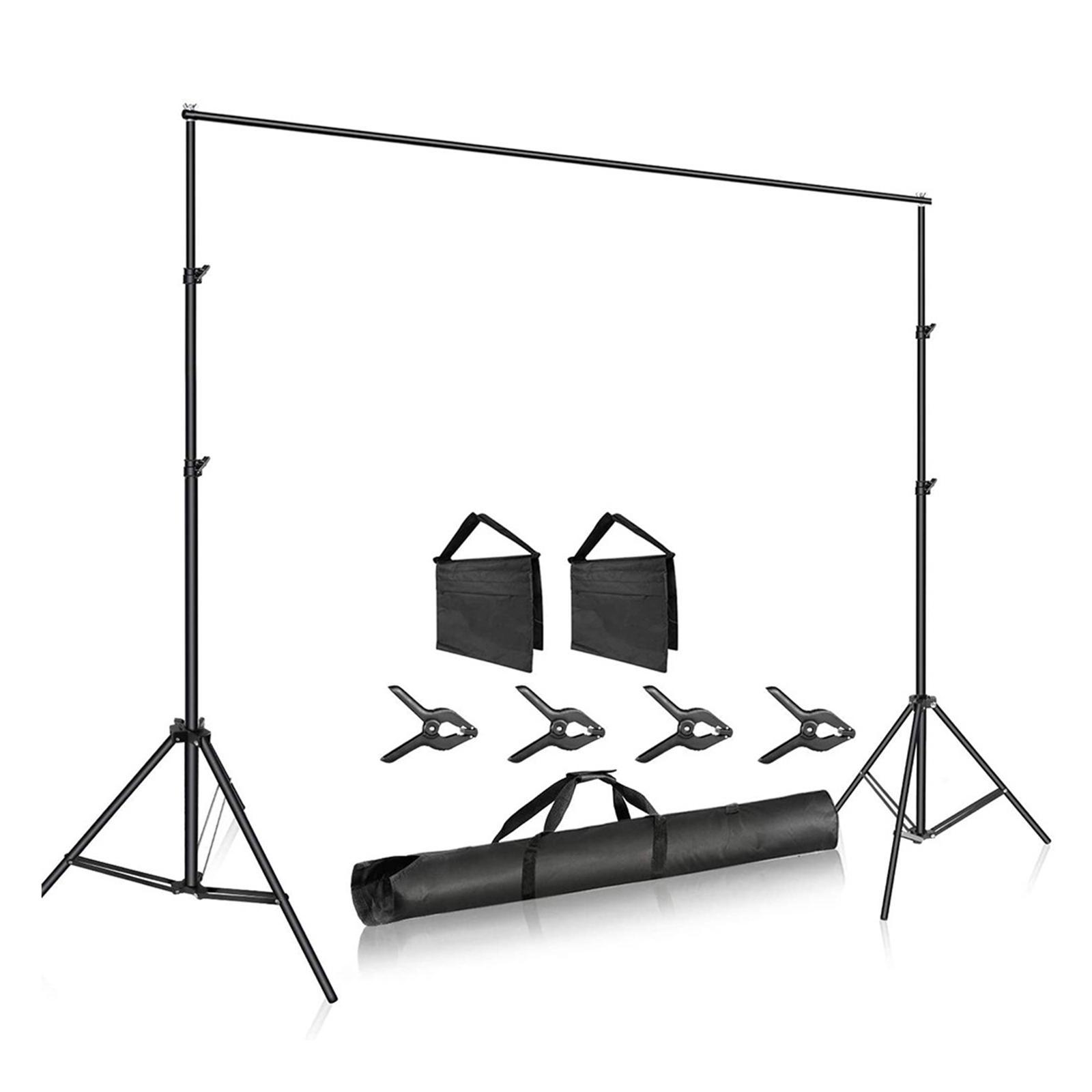 Photo Studio Backdrop Background Support System Stand Photo Studio Background Backdrop Stand