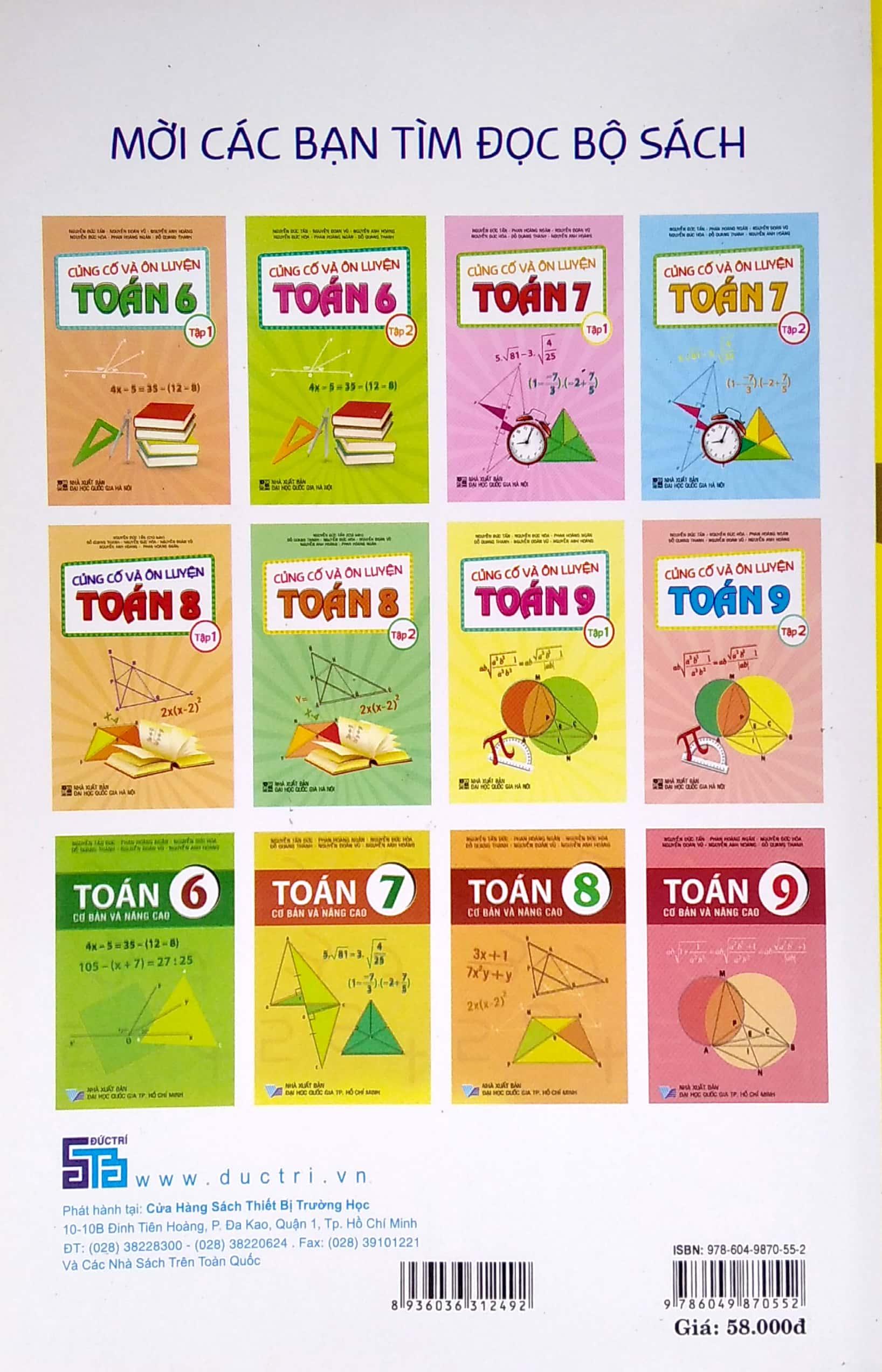 Cũng Cố Và Ôn Luyện Toán 9 - Tập 1