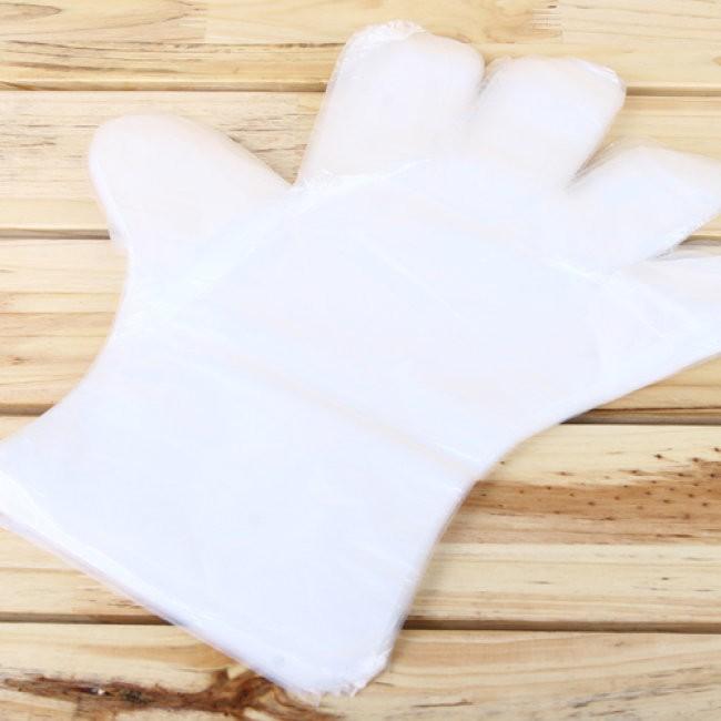 Bộ 100 găng tay làm bếp dùng một lần bao tay hộp