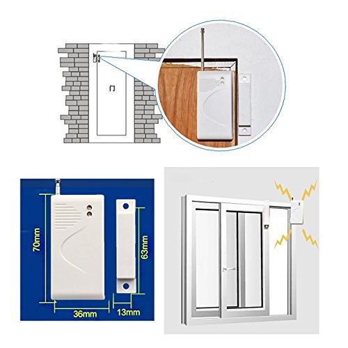 Má từ phát hiện mở cửa phát sóng RF 433