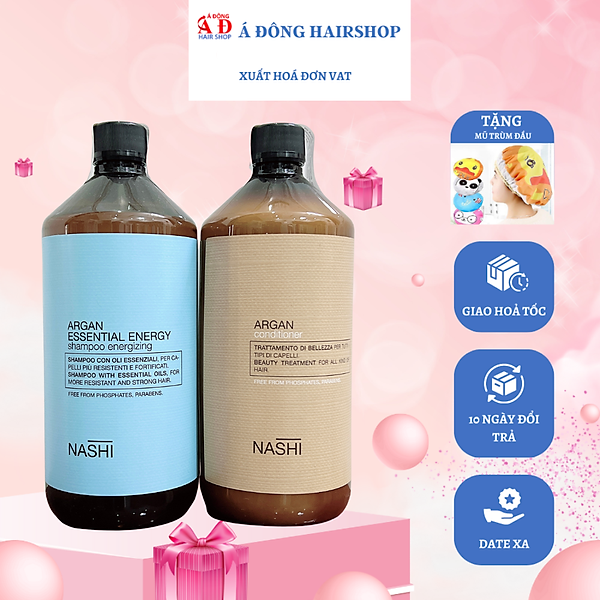 CẶP GỘI XẢ NGĂN RỤNG VÀ KÍCH THÍCH MỌC TÓC NASHI CAPIXYL ESSENTIAL ENERGY 1.000ML NEW 2022