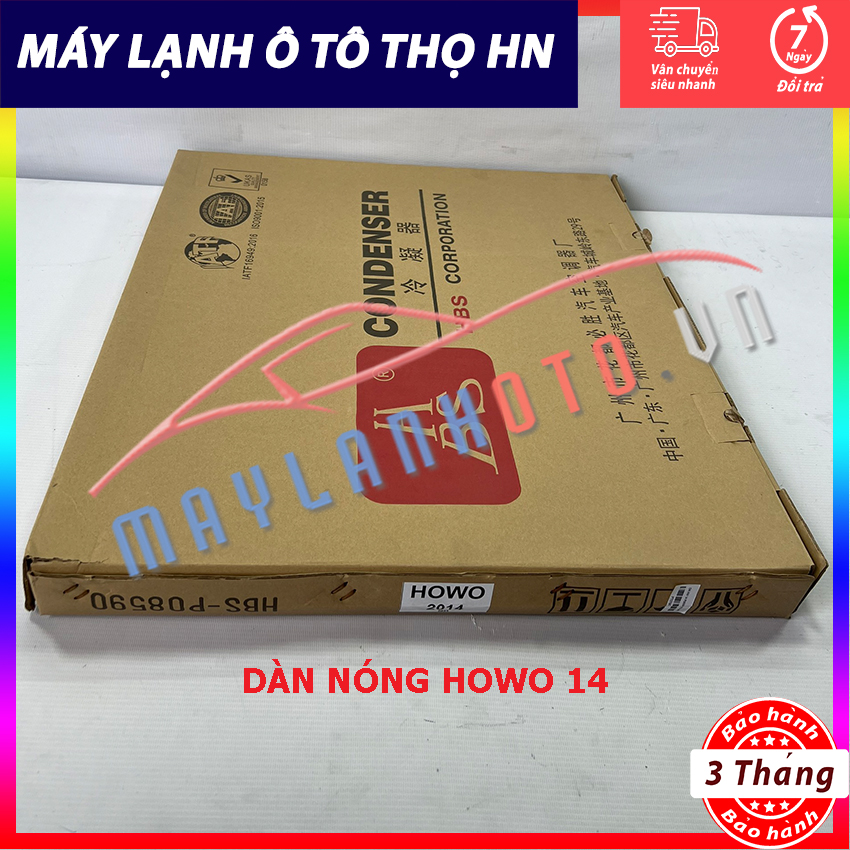 Dàn (giàn) nóng Howo 2014 Hàng HBS Trung Quốc (hàng chính hãng nhập khẩu trực tiếp)