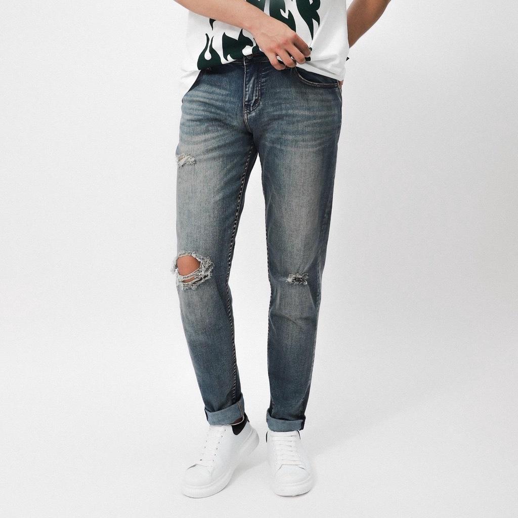 JEAN DÀI RÁCH FORM SLIMFIT NHIỀU MÀU SIZE 80 ĐẾN 130KG
