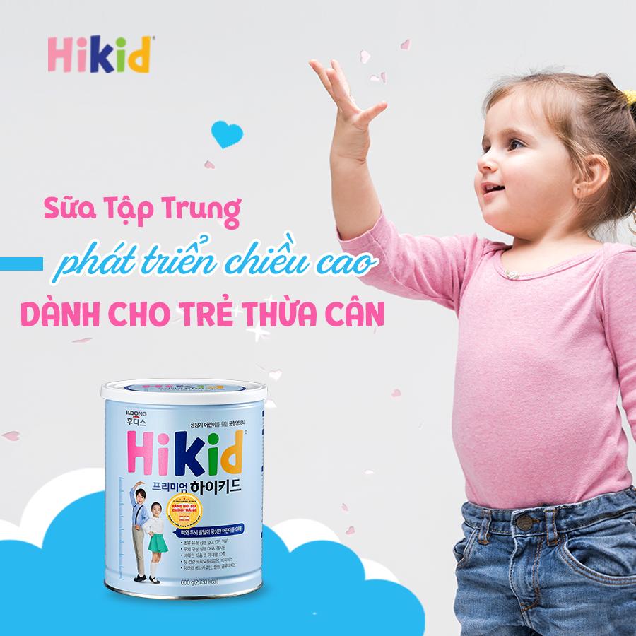 Sữa  Hikid Premium 600g cho bé từ 1 - 9 tuổi