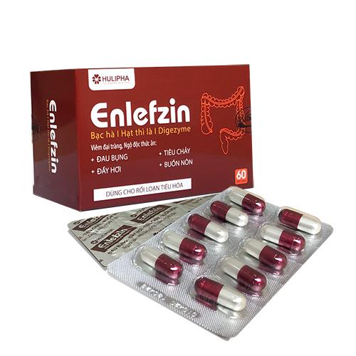 Thực Phẩm Chức Năng Enlefzin giúp giảm Viêm đại tràng, Đau bụng, Tiêu chảy, Ngộ Độc Thực phẩm và