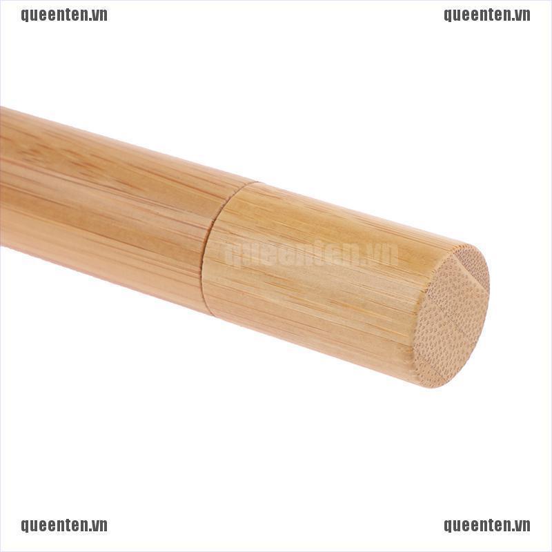 10ml Bamboo Refillable Empty Essential Roller Oil Ball Bottle Perfume Fragrance QUVN