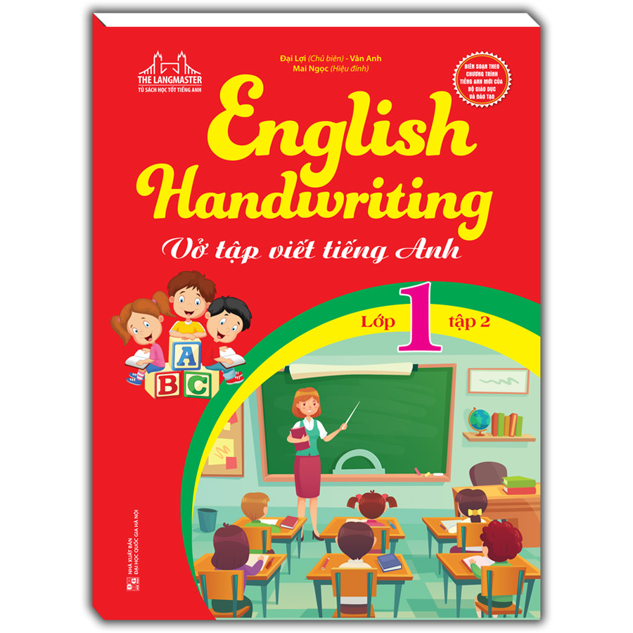 English Handwriting - Vở Tập Viết Tiếng Anh Lớp 1 Tập 2